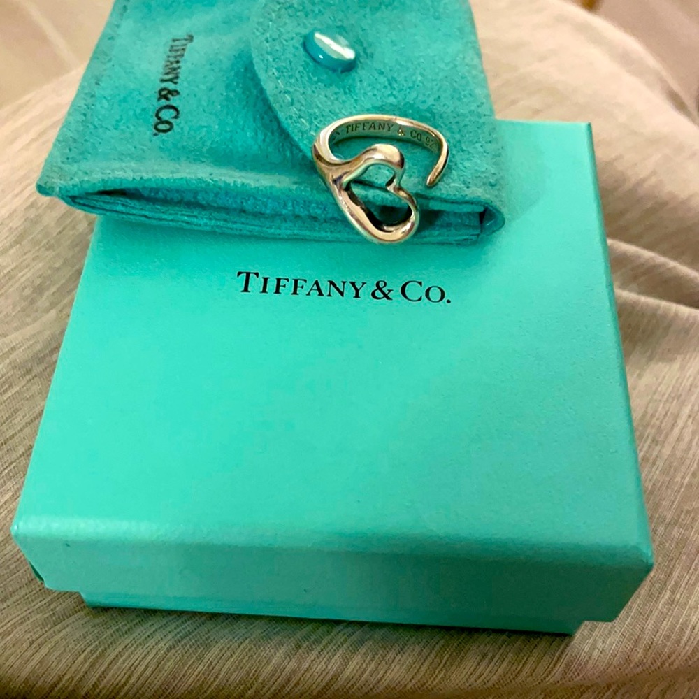 Tiffany heart Elsa Peter to ring silver